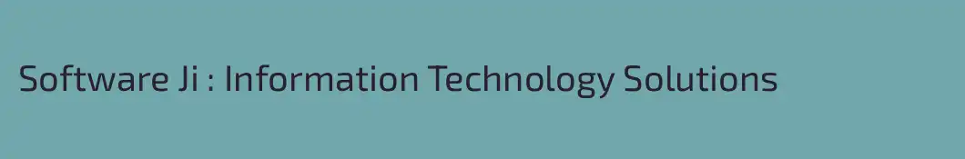 Software Ji : Information Technology Solutions